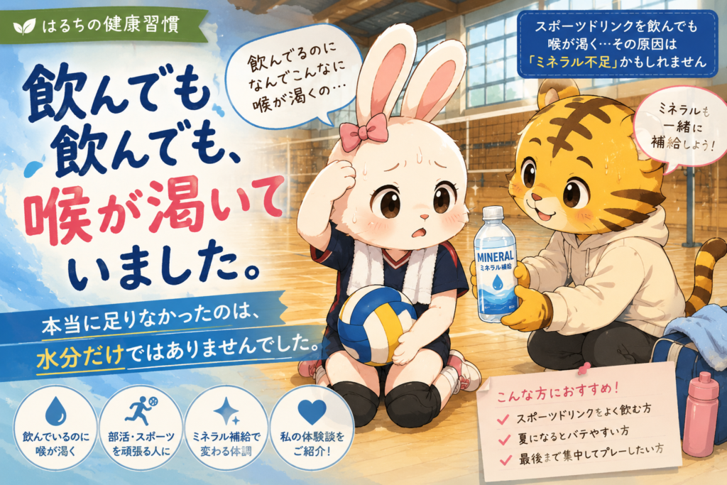 飲んでも喉が渇く